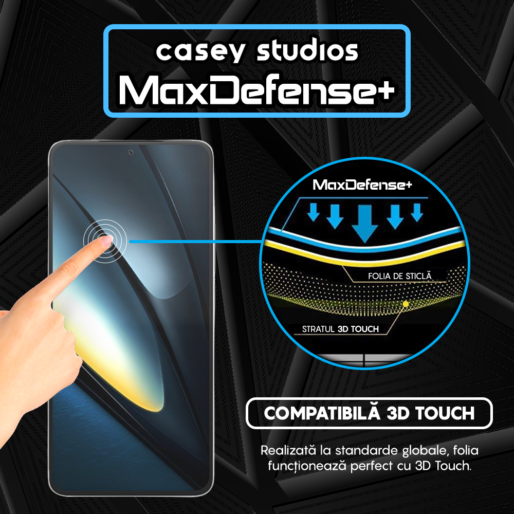 Screen Protector MaxDefense+ - Xiaomi Poco F6 Pro - Black