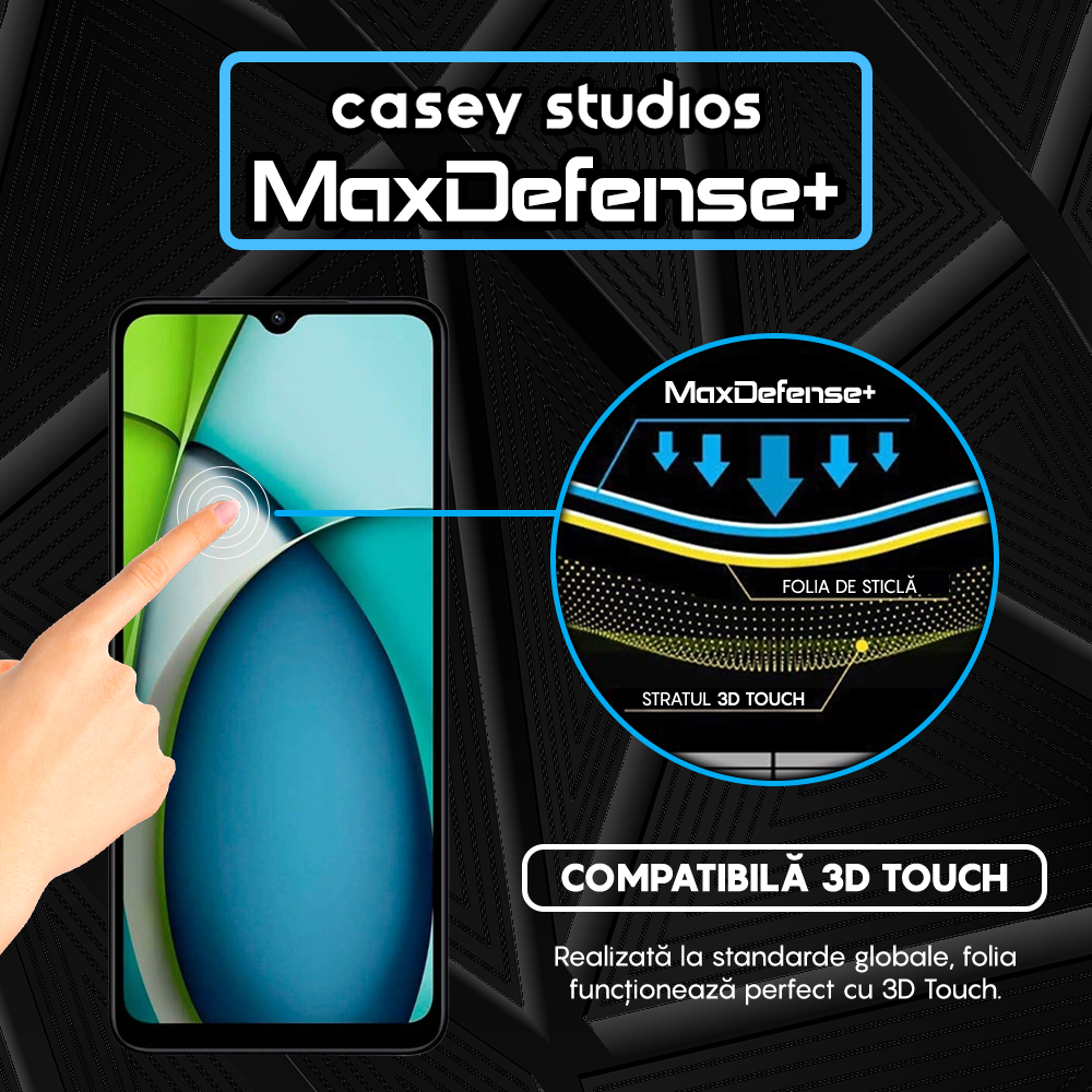 MaxDefense+ Glass Film - Xiaomi Redmi A3x - Black