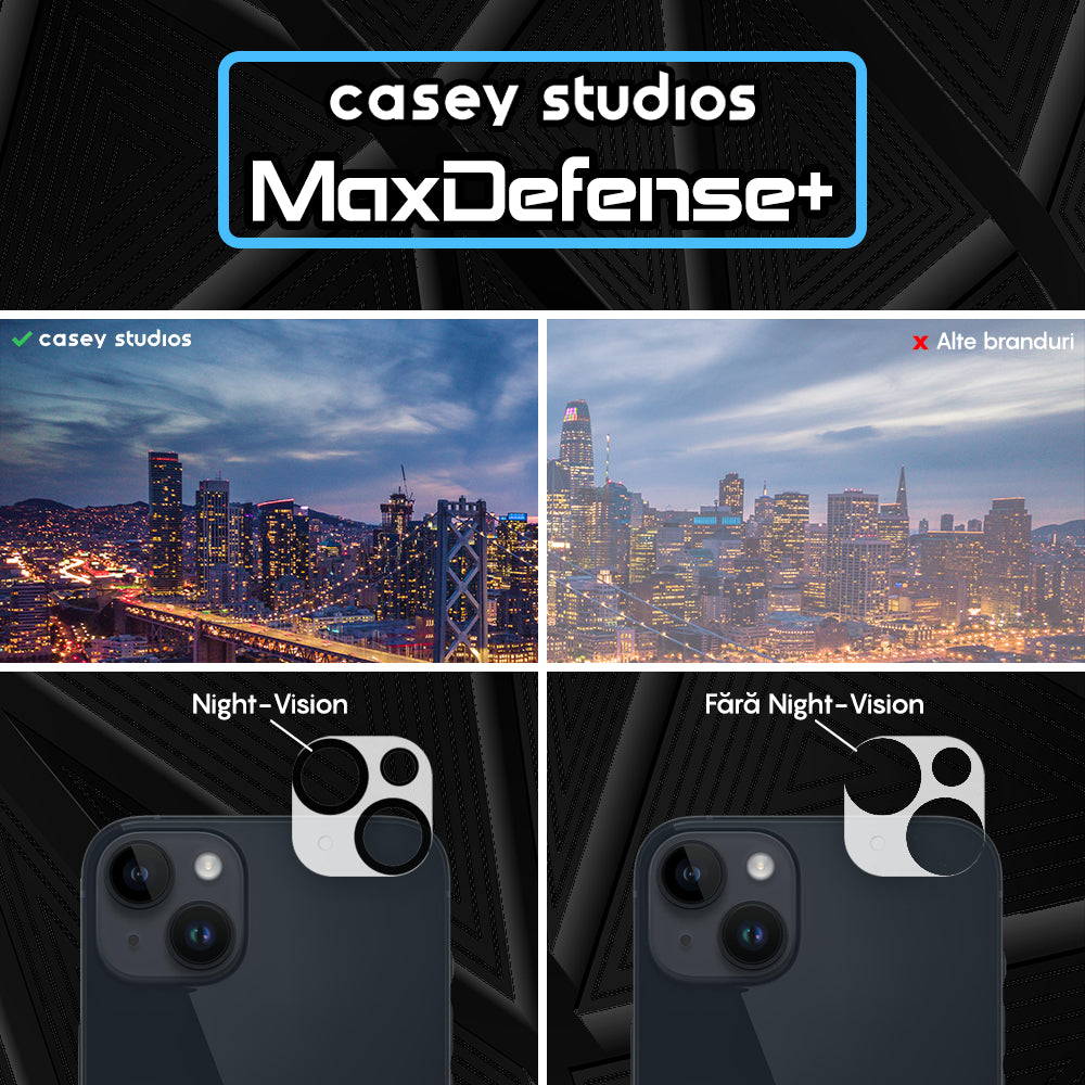 Set 2x Folie Camera MaxDefense+ - iPhone 13/13 Mini - Clear