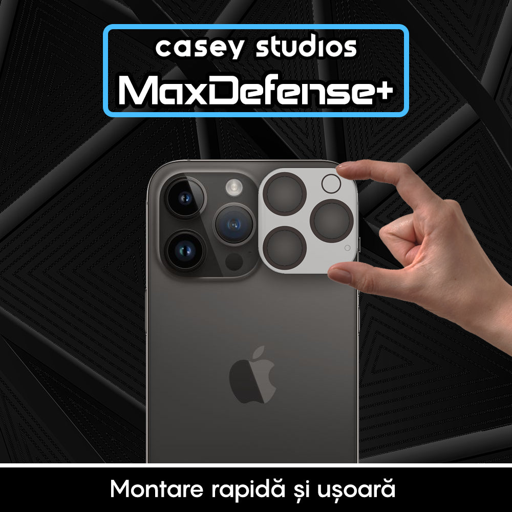 Set 2x Folie Camera MaxDefense+ - iPhone 14 Pro Max/14 Pro - Clear