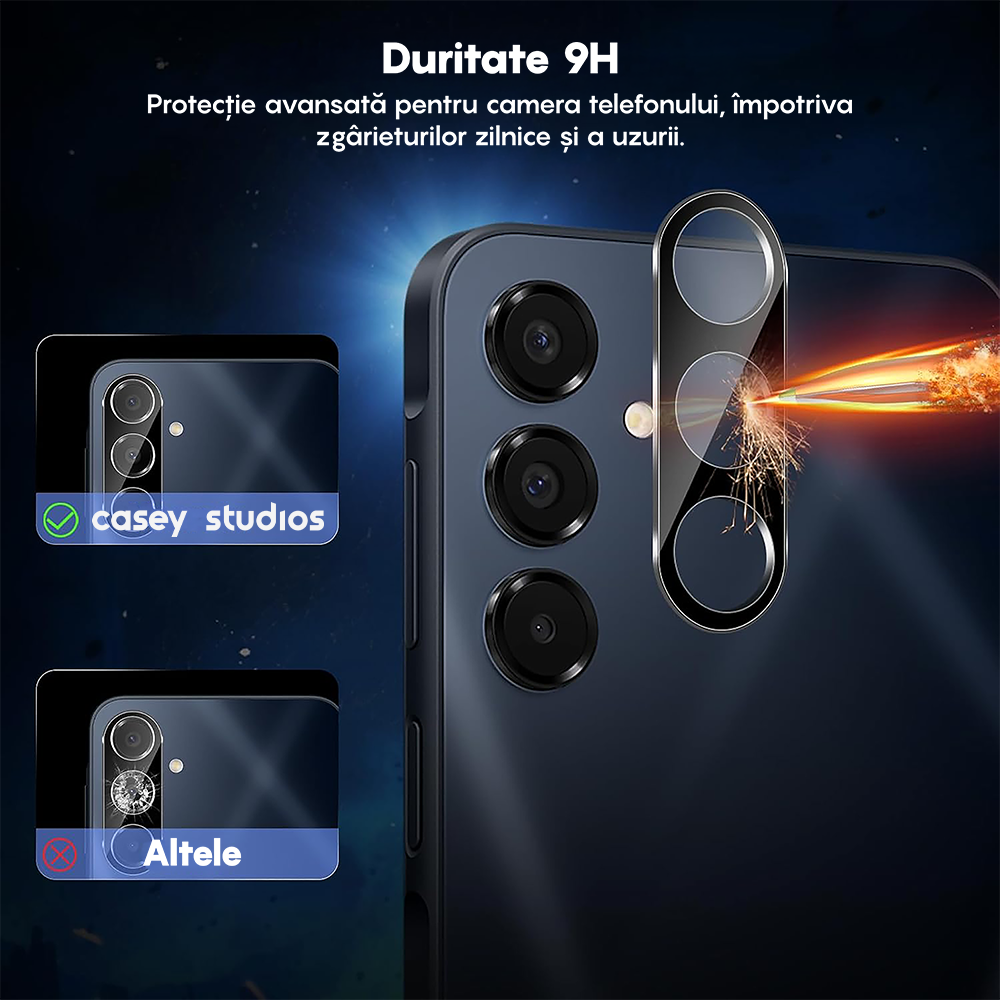 Set 2x Folie Camera MaxDefense+ - Samsung Galaxy A54 5G - Clear