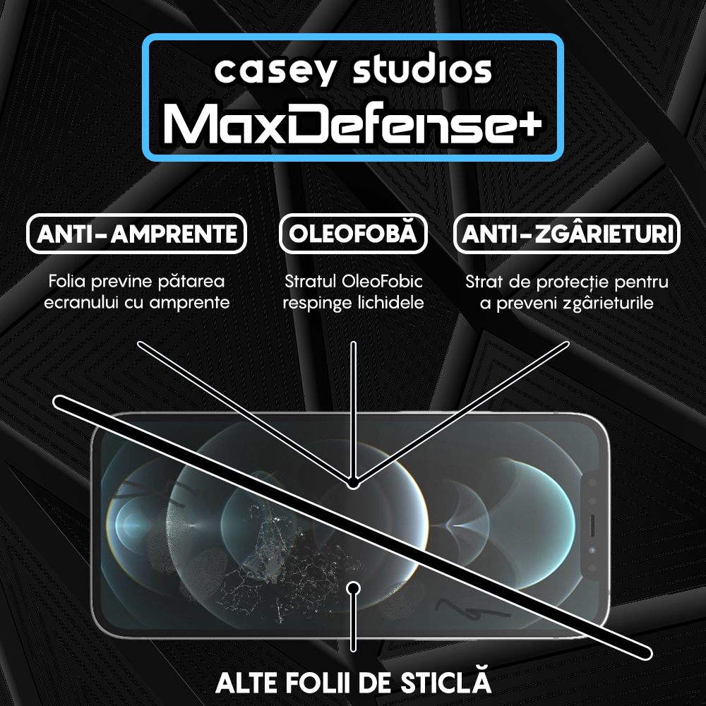 MaxDefense+ Glass Film - iPhone 12/12 Pro - Privacy