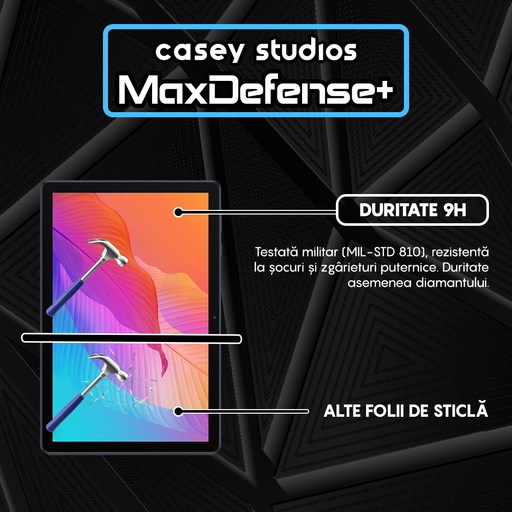 MaxDefense+ Glass Film - Huawei MatePad T 10s 10.1" 2020 - Clear