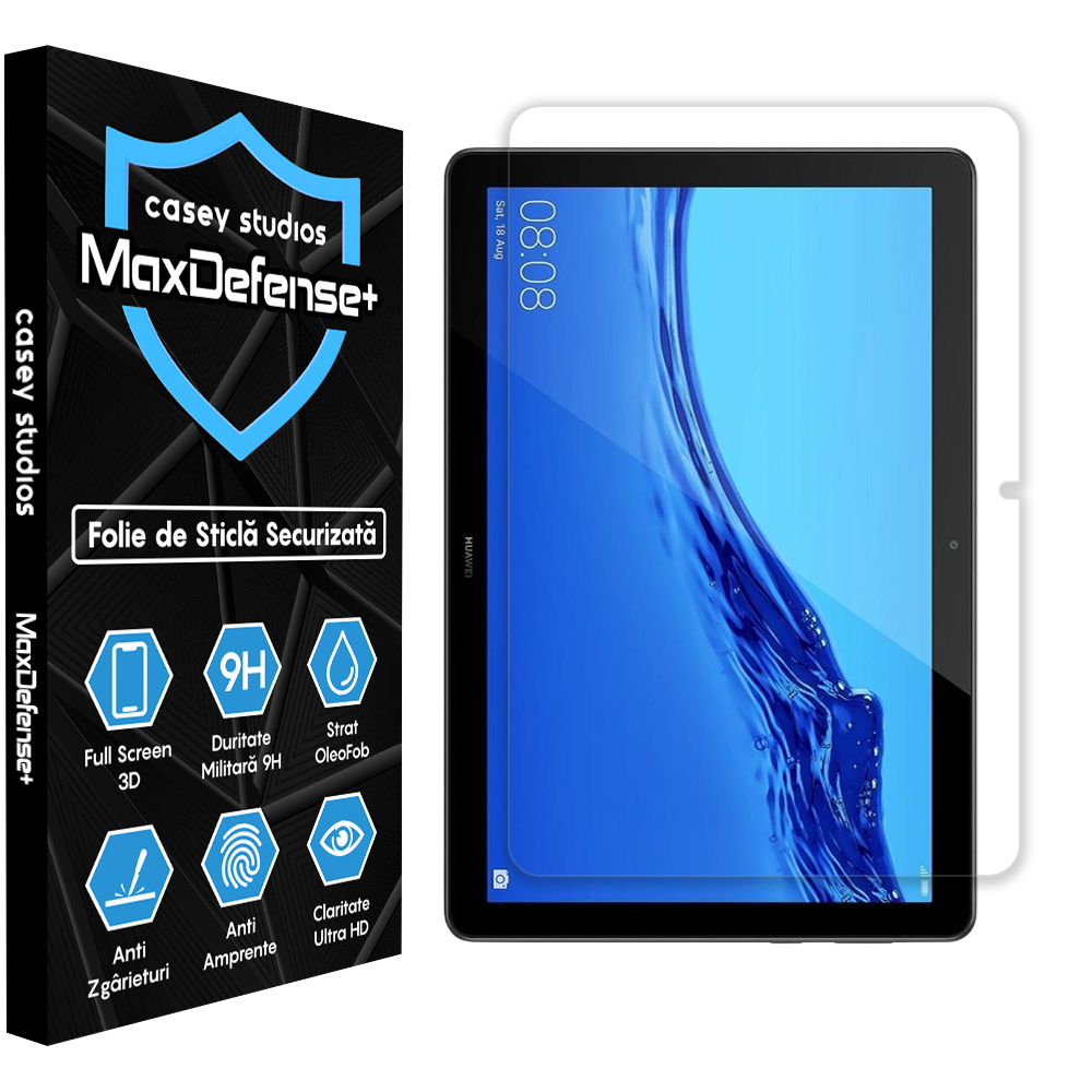 MaxDefense+ Tempered Glass - Huawei Mediapad T5 10.1" 2018 W09/W19/L03/L09 - Clear