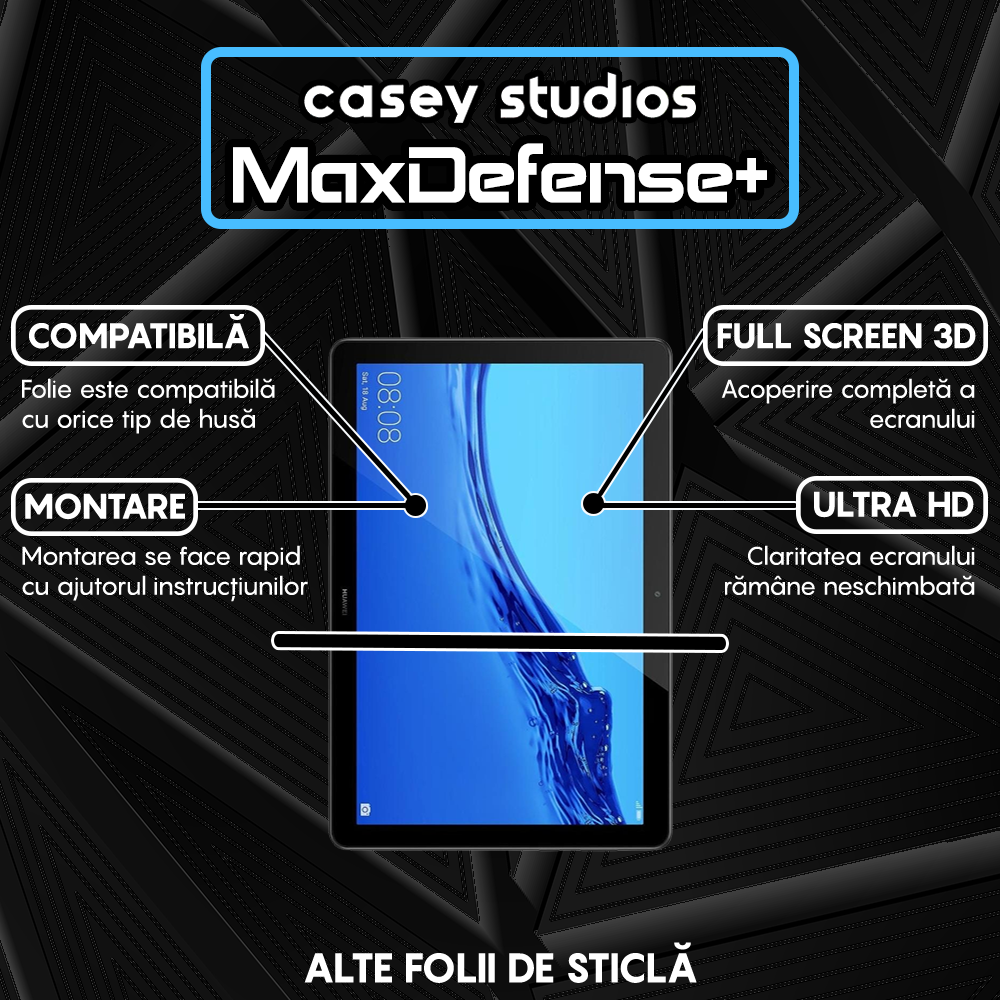 MaxDefense+ Tempered Glass - Huawei Mediapad T5 10.1" 2018 W09/W19/L03/L09 - Clear