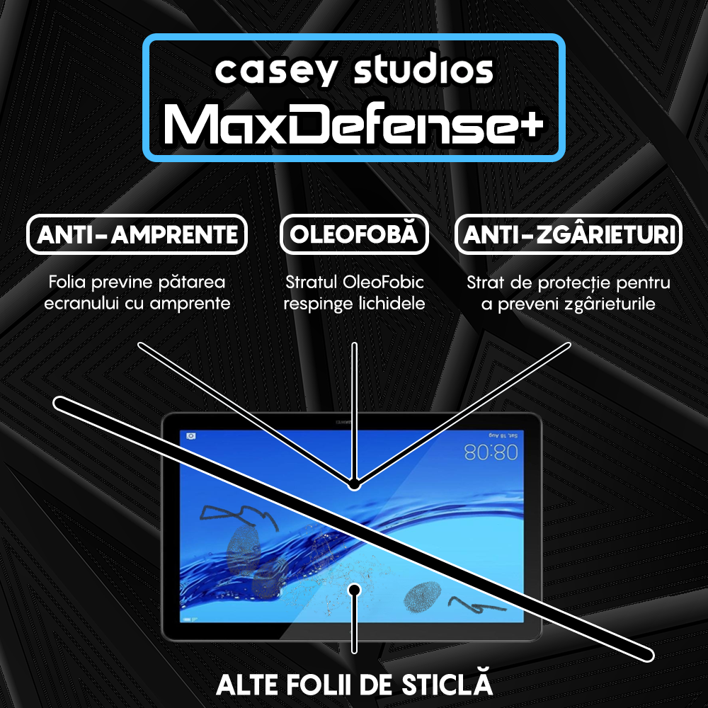 MaxDefense+ Tempered Glass - Huawei Mediapad T5 10.1" 2018 W09/W19/L03/L09 - Clear