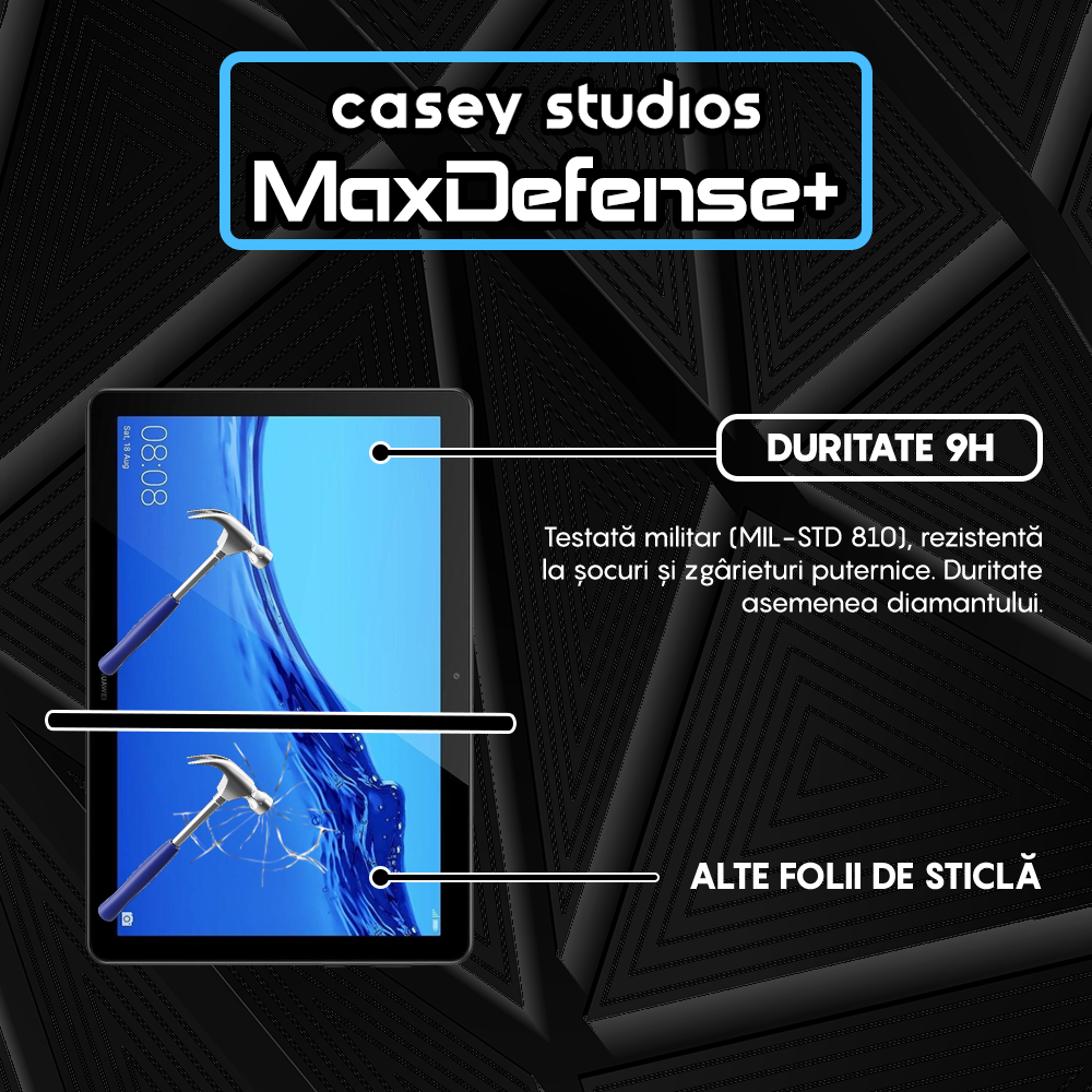 MaxDefense+ Tempered Glass - Huawei Mediapad T5 10.1" 2018 W09/W19/L03/L09 - Clear