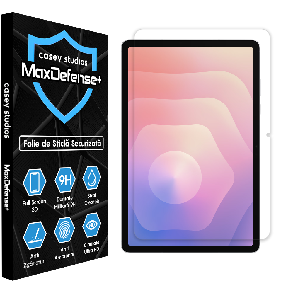 Folie Sticla MaxDefense+ - Galaxy Tab A11+ - Clear