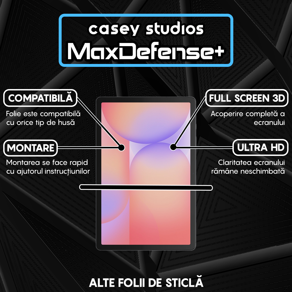 MaxDefense+ Tempered Glass - Samsung Galaxy Tab S10 Lite - Clear