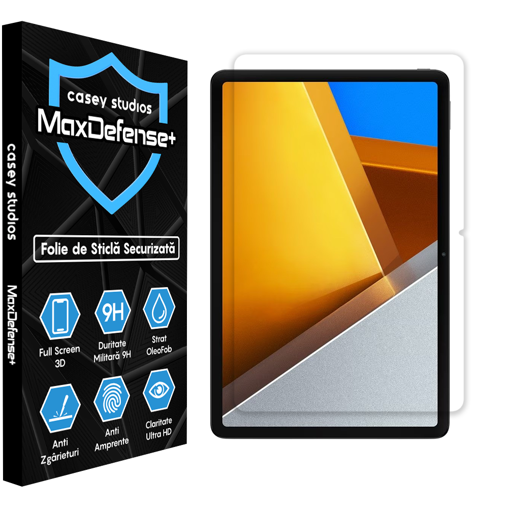 MaxDefense+ Glass Film - Xiaomi Poco Pad - Clear