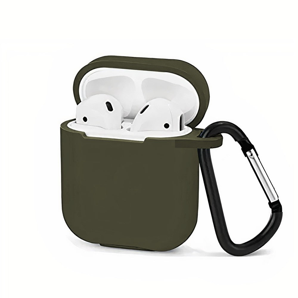Husa Soft Silicone - AirPods 1/2 - Army Green