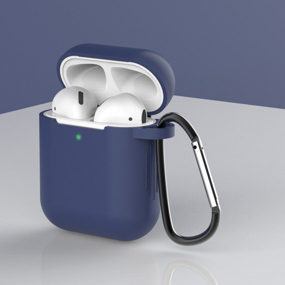 Husa Soft Silicone - AirPods 1/2 - Albastru