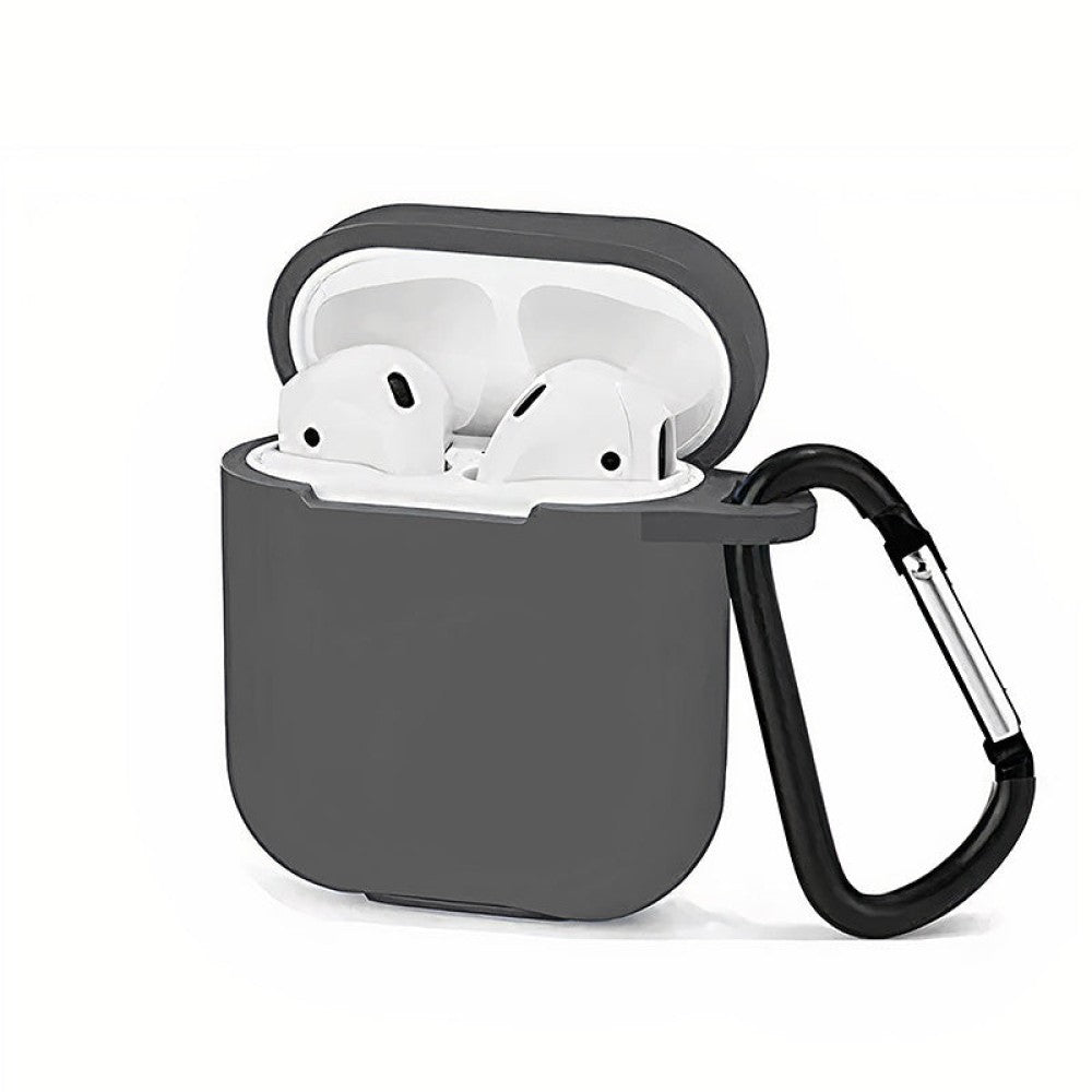 Soft Silicone Case - AirPods 1/2 - Dark Gray