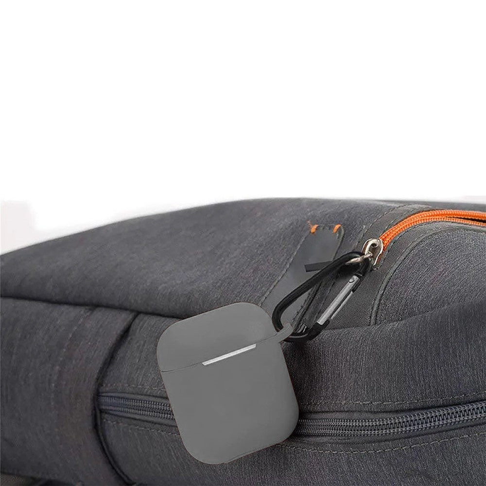 Soft Silicone Case - AirPods 1/2 - Dark Gray