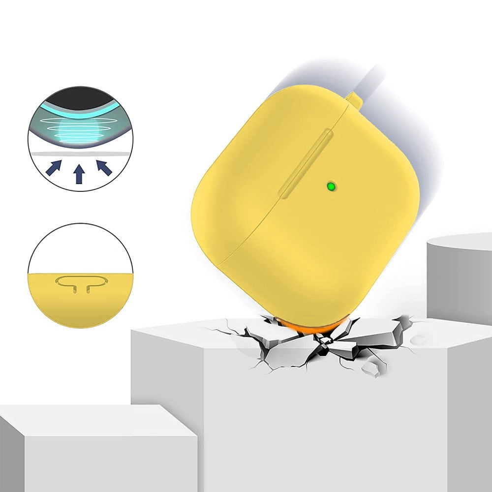 Husa Soft Silicone - AirPods 3 - Galben