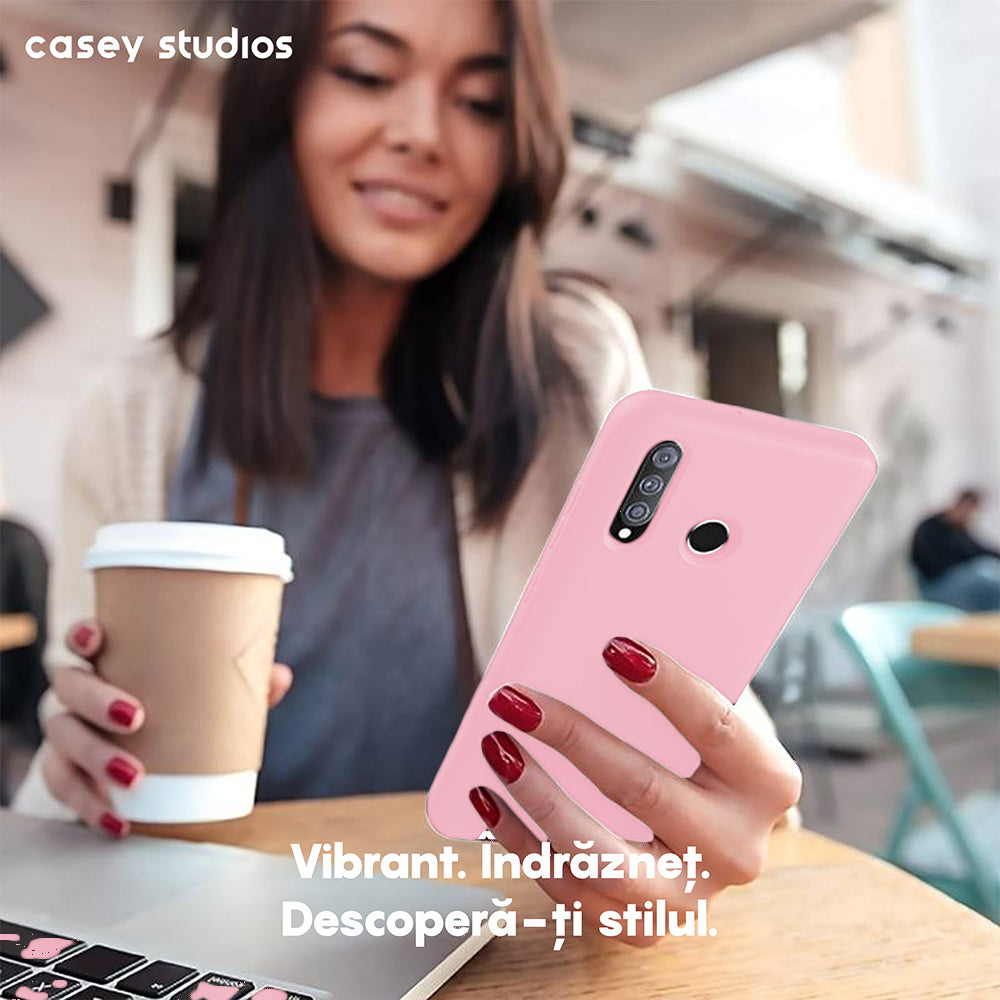 Husa Soft Silicone - Huawei P30 Lite/P30 Lite New Edition - Roz