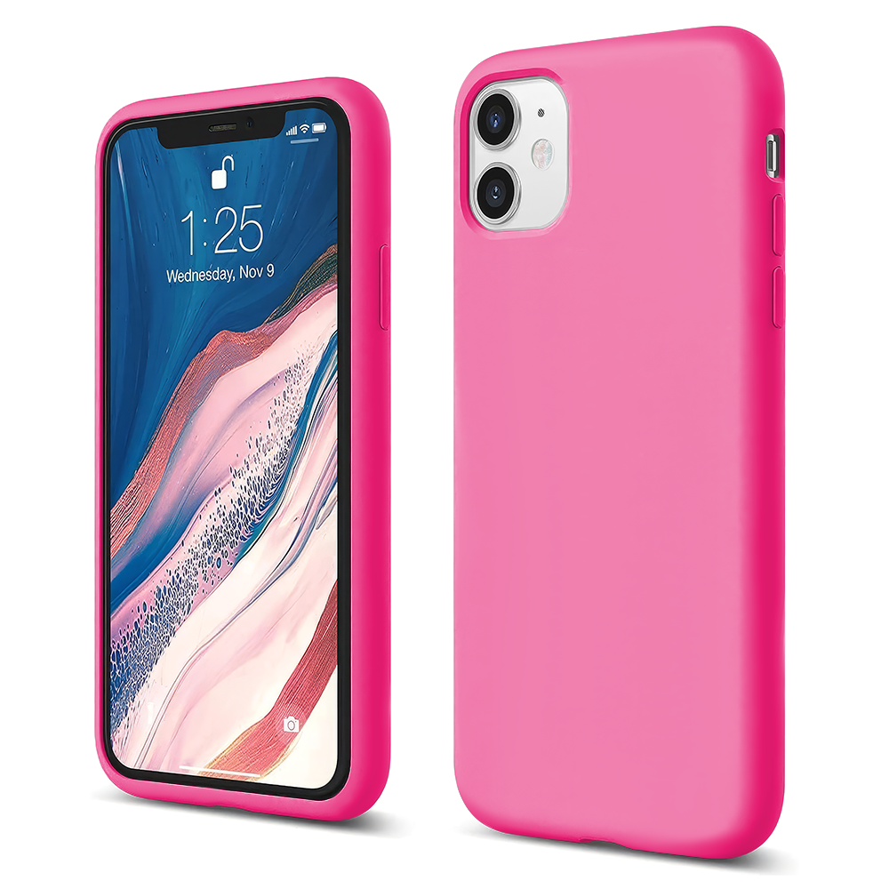 Soft Silicone Case - iPhone 11 - Fuchsia