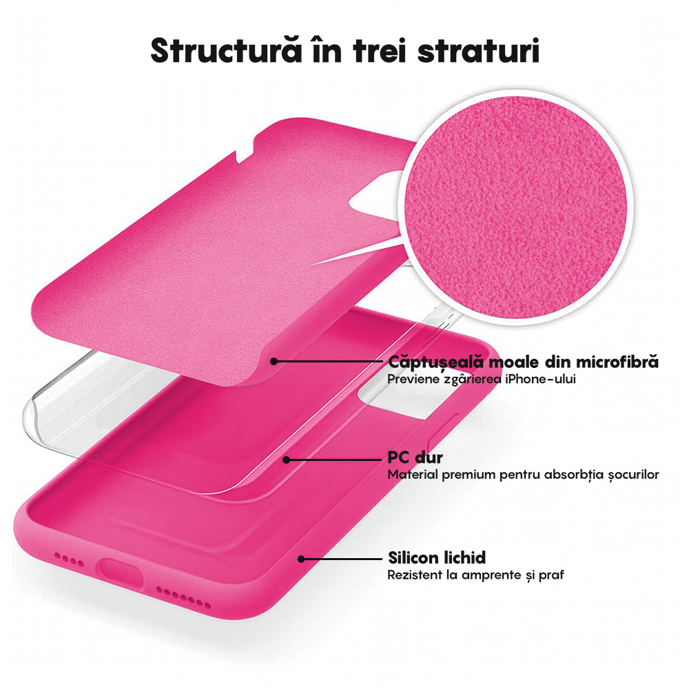 Soft Silicone Case - iPhone 11 - Fuchsia