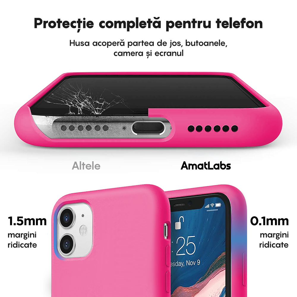 Soft Silicone Case - iPhone 11 - Fuchsia