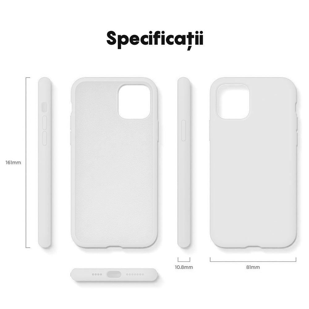 Husa Soft Silicone - iPhone 11 - Alb