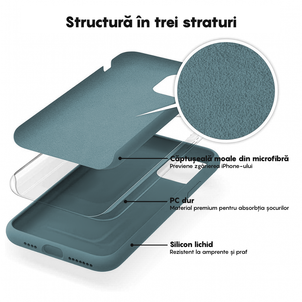 Husa Soft Silicone - iPhone 11 - Midnight Blue
