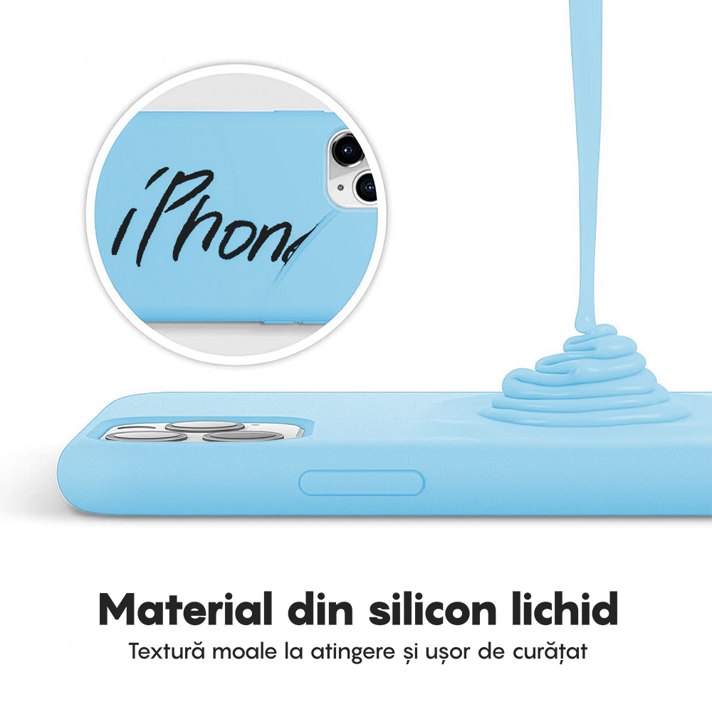 Husa Soft Silicone - iPhone 11 Pro Max - Cadet Blue