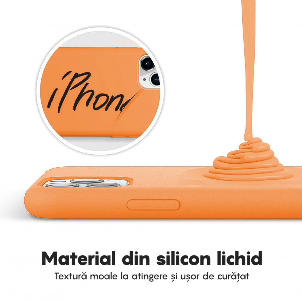 Husa Soft Silicone - iPhone 11 Pro Max - Nectarine