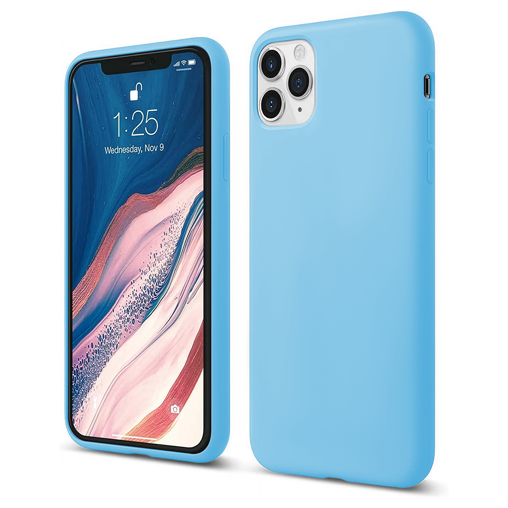 Husa Soft Silicone - iPhone 11 Pro - Cadet Blue