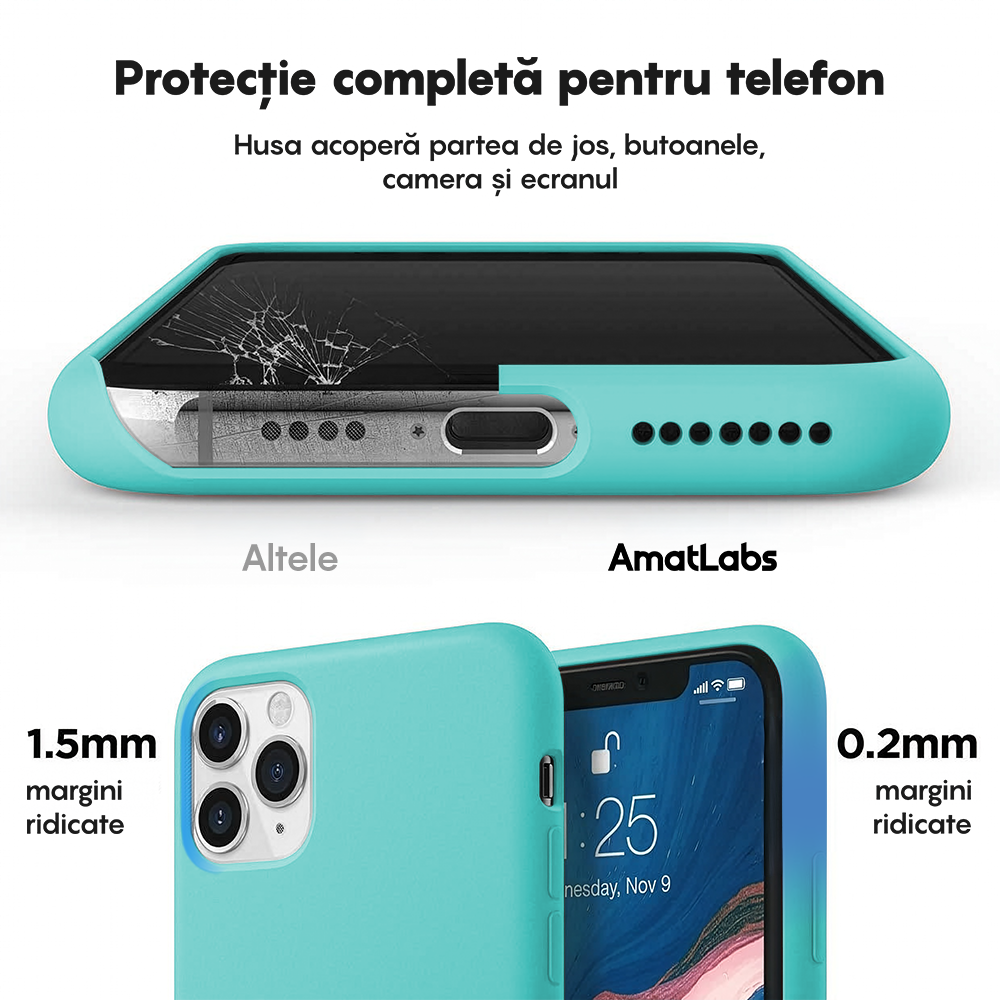 Soft Silicone Case - iPhone 11 Pro - Turquoise