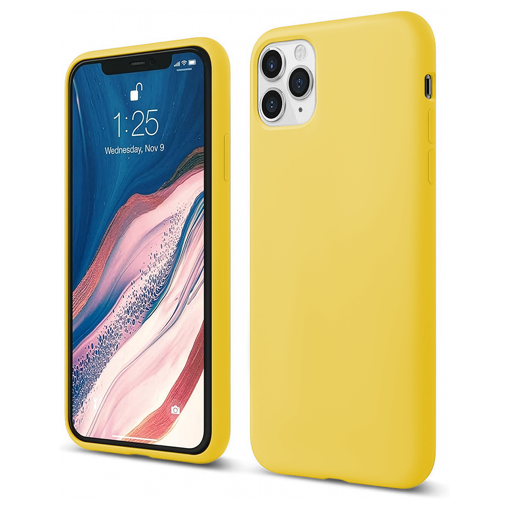 Husa Soft Silicone - iPhone 11 Pro - Yellow