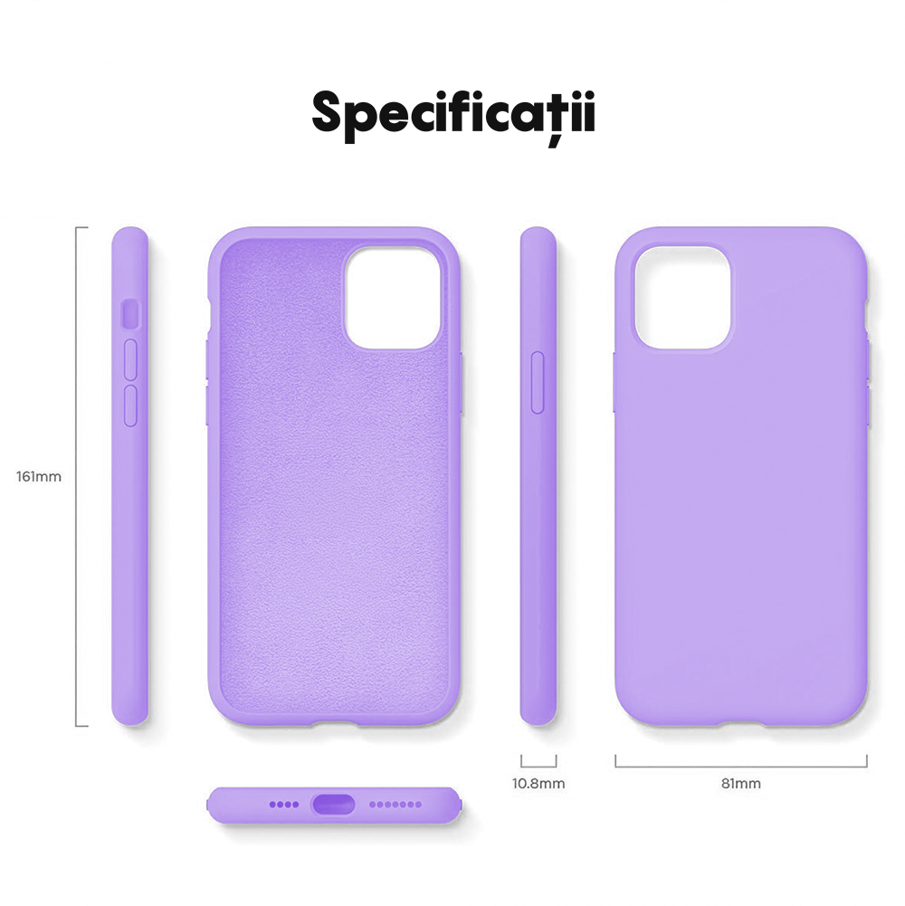 Husa Soft Silicone - iPhone 11 Pro - Light Lilac