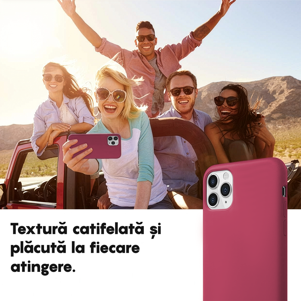 Husa Soft Silicone - iPhone 11 Pro - Burgundy