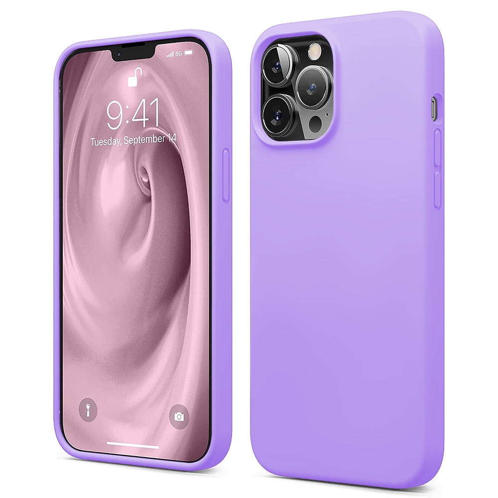 Husa Soft Silicone - iPhone 12 Pro Max - Light Lilac