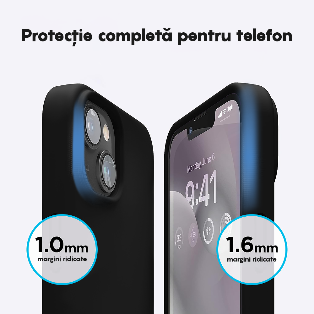 Husa Soft Silicone - iPhone 13 Mini - Negru