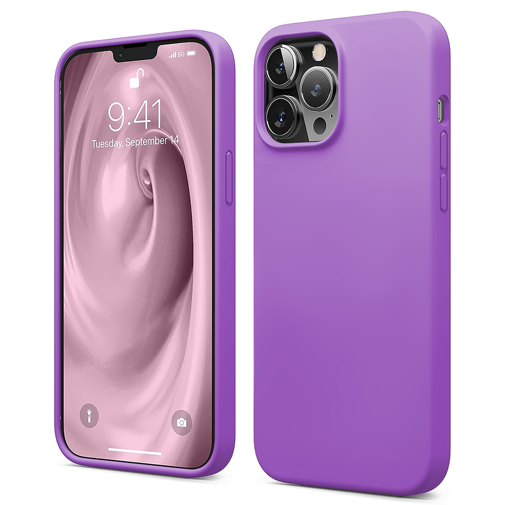 Husa Soft Silicone - iPhone 13 Pro - Light Purple