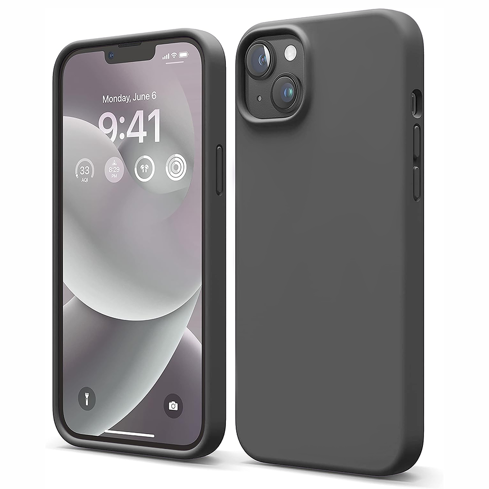 Husa Soft Silicone - iPhone 14 - Dark Gray