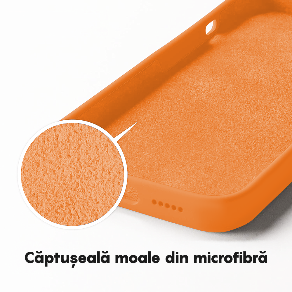 Husa Soft Silicone - iPhone 14 - Nectarine