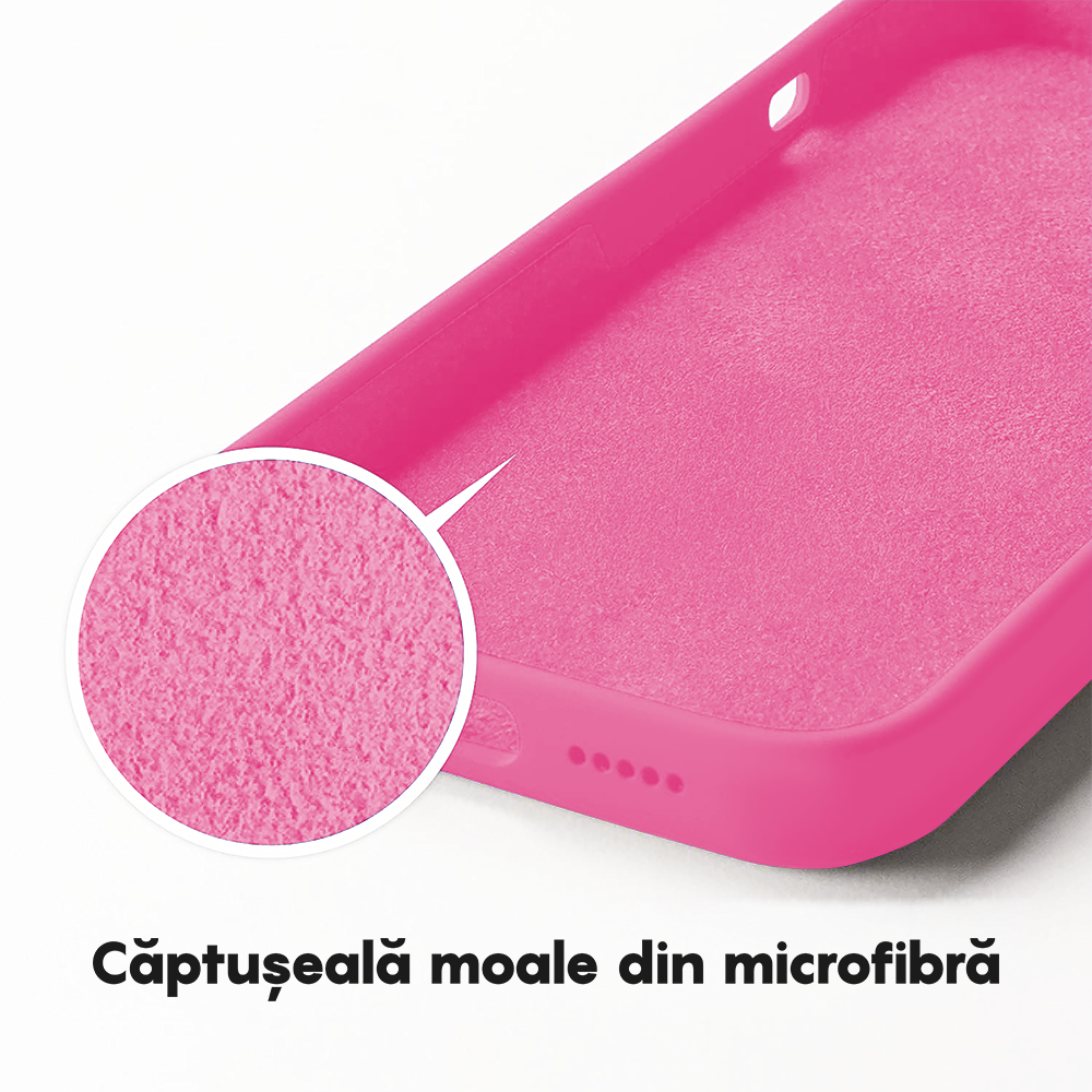 Husa Soft Silicone - iPhone 14 - Fuchsia