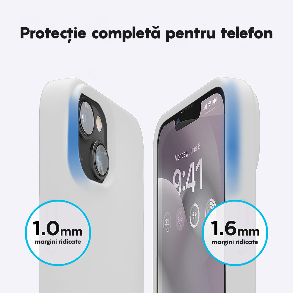 Husa Soft Silicone - iPhone 14 - Alb