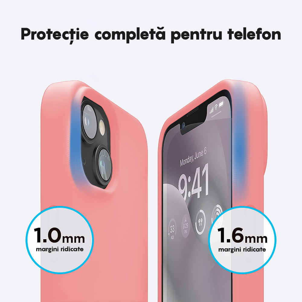 Husa Soft Silicone - iPhone 14 Plus - Roz