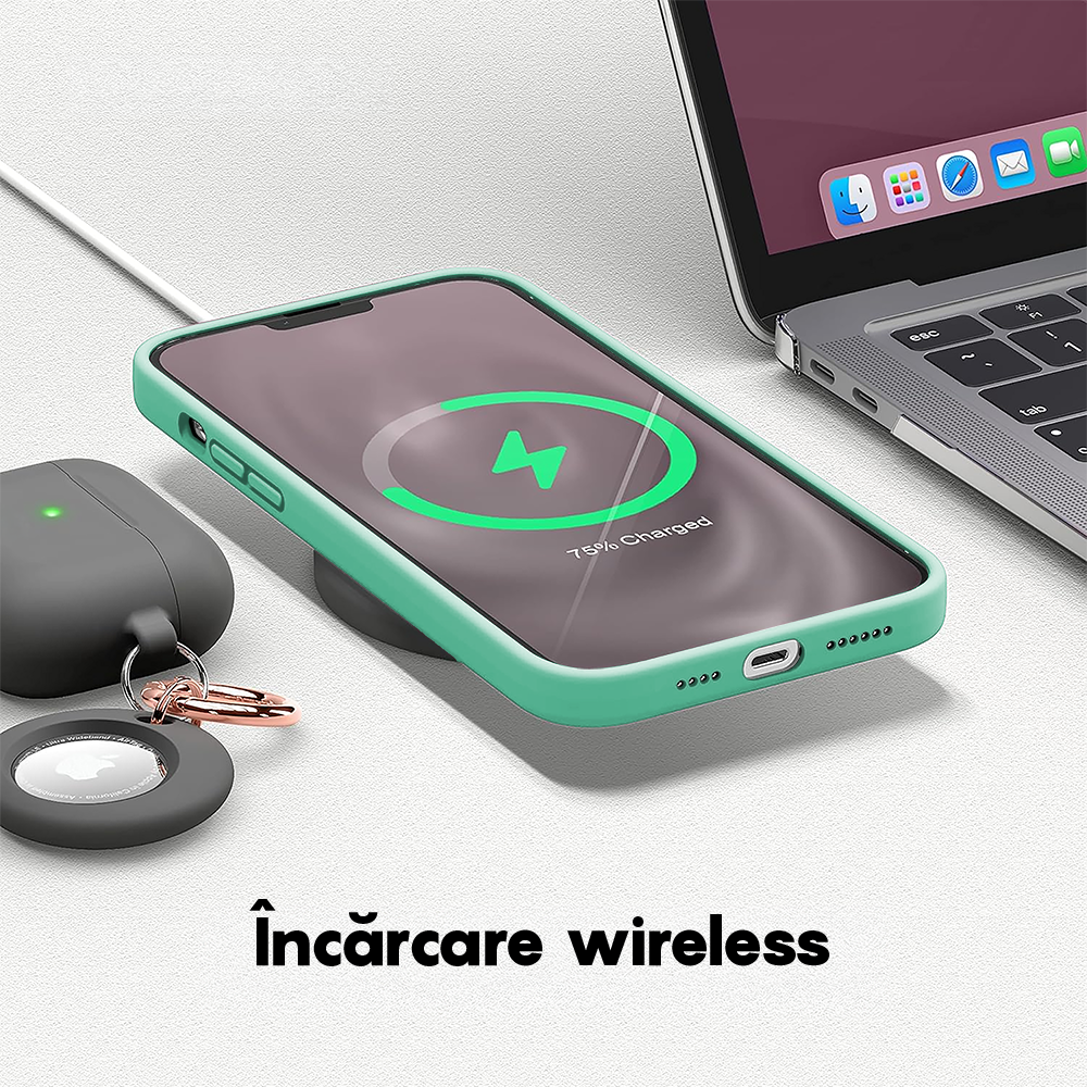 Husa Soft Silicone - iPhone 14 Plus - Webster Green