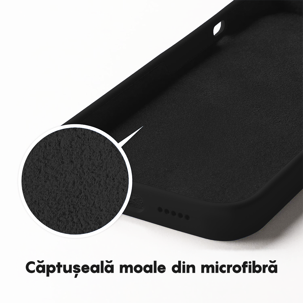 Husa Soft Silicone - iPhone 14 Plus - Negru