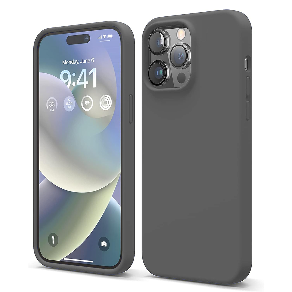 Husa Soft Silicone - iPhone 14 Pro Max - Dark Gray
