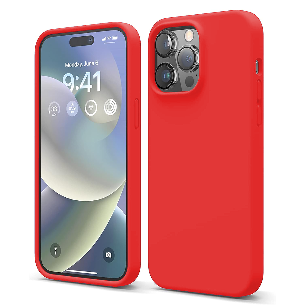 Husa Soft Silicone - iPhone 14 Pro Max - Red