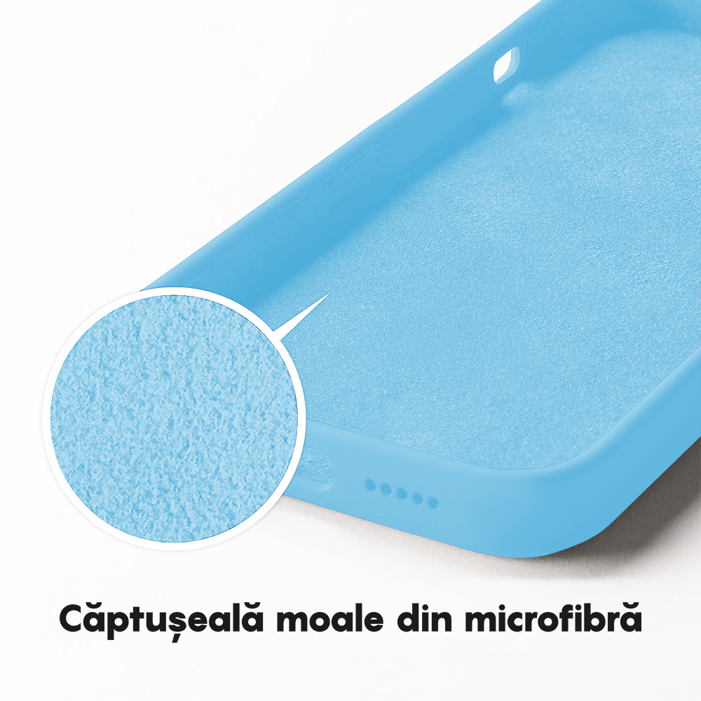 Husa Soft Silicone - iPhone 14 Pro - Cadet Blue