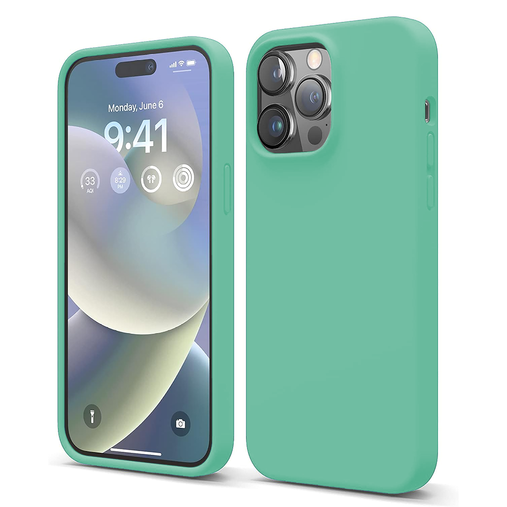 Husa Soft Silicone - iPhone 14 Pro - Webster Green