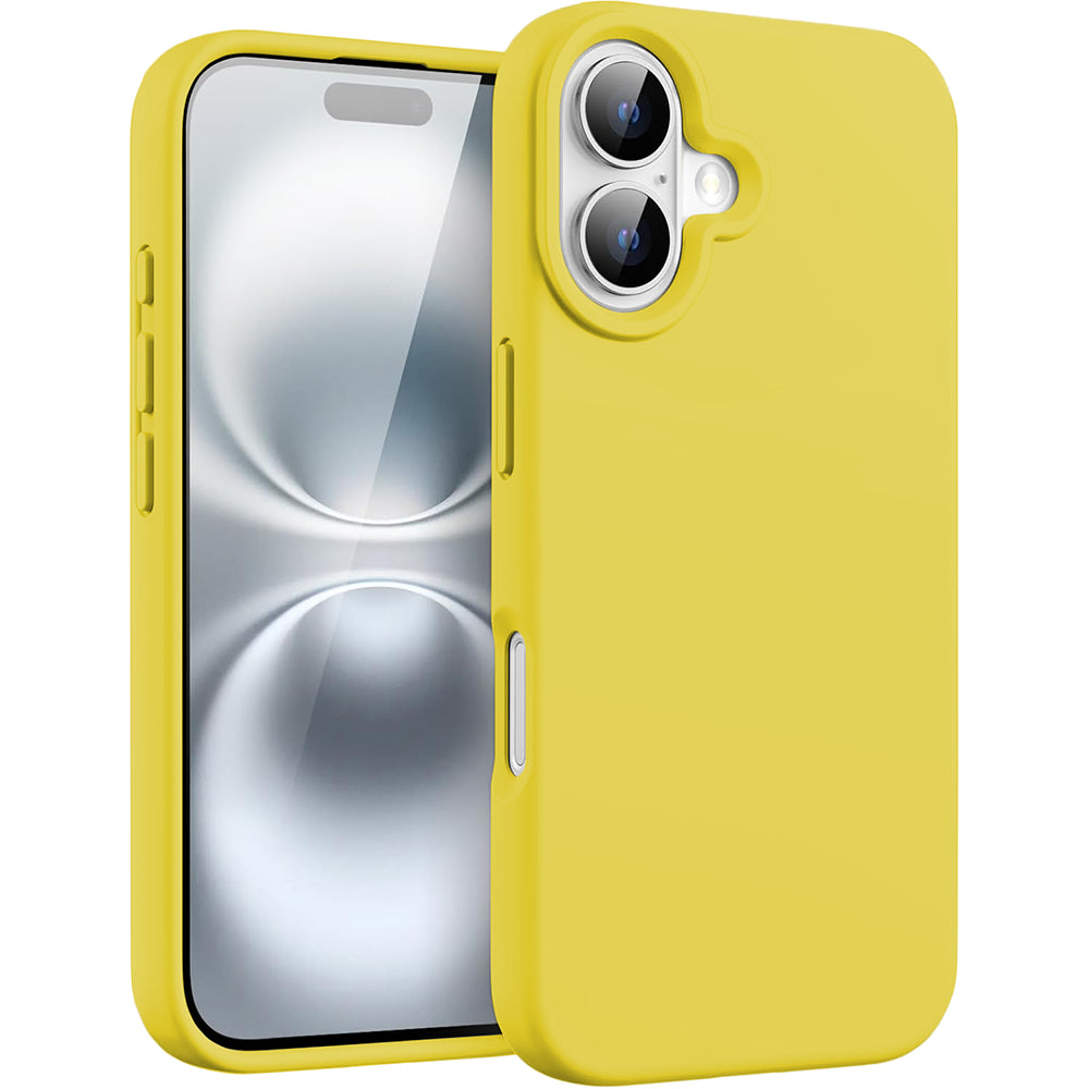 Husa Soft Silicone - iPhone 16 - Galben