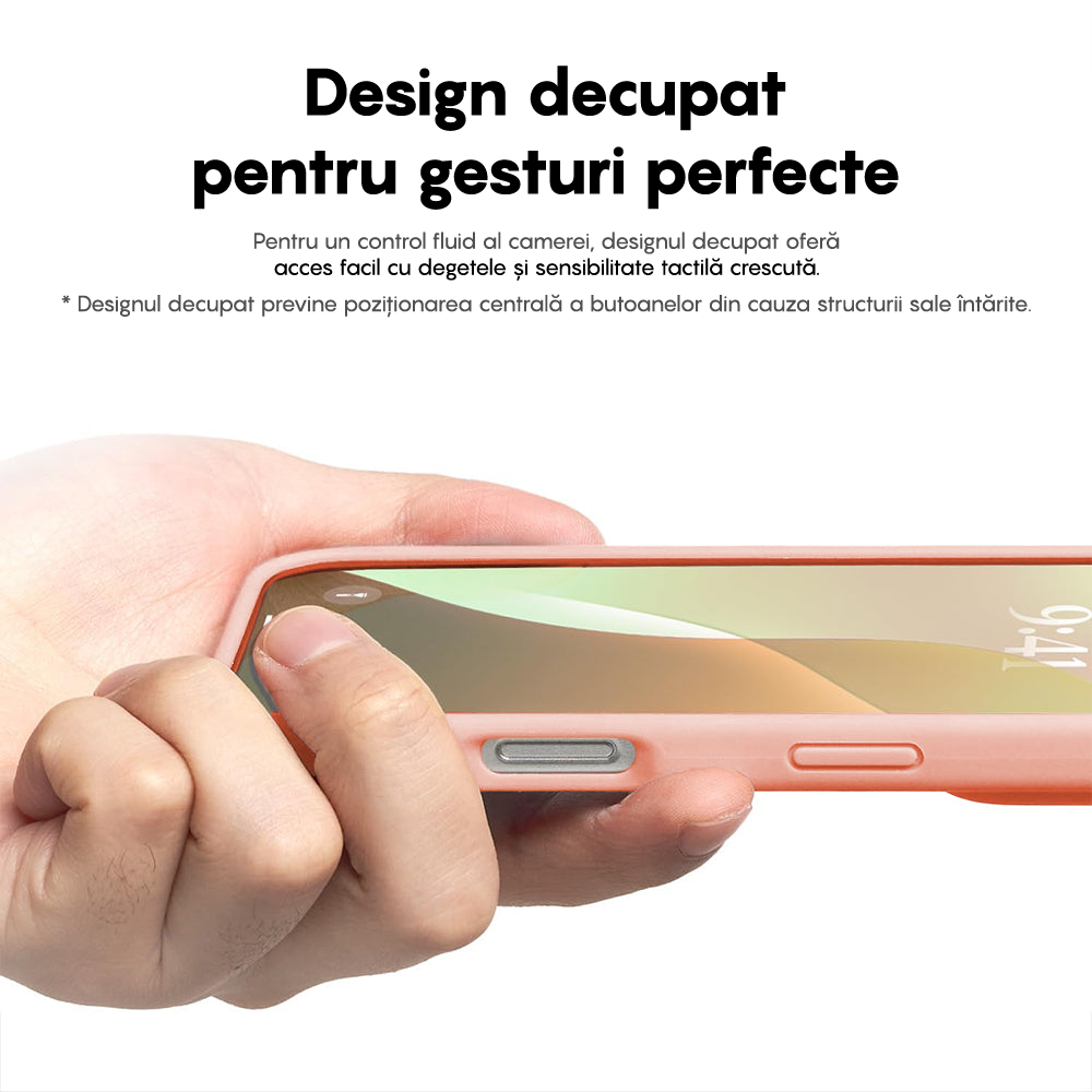 Husa Soft Silicone - iPhone 16 - Pink Sand