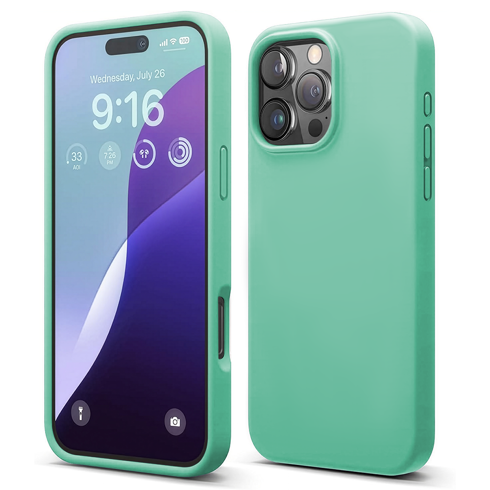 Husa Soft Silicone - iPhone 16 Pro Max - Webster Green