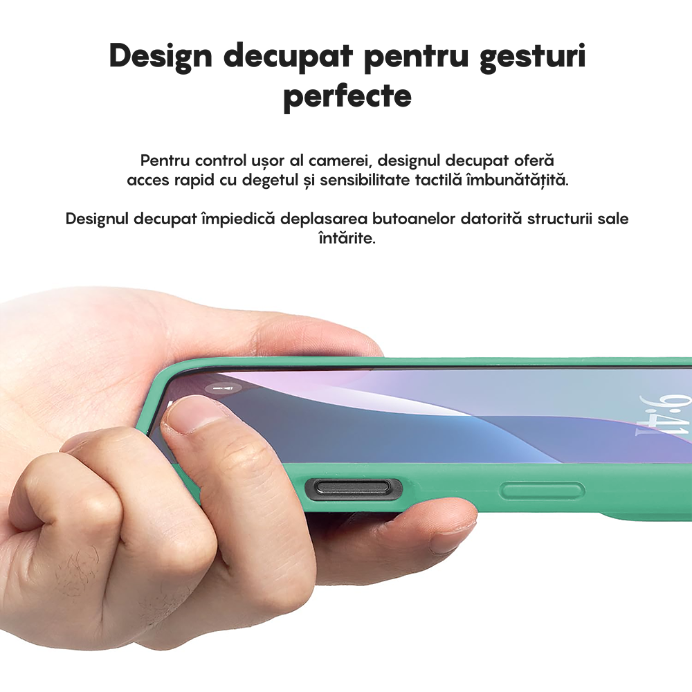 Husa Soft Silicone - iPhone 16 Pro Max - Webster Green